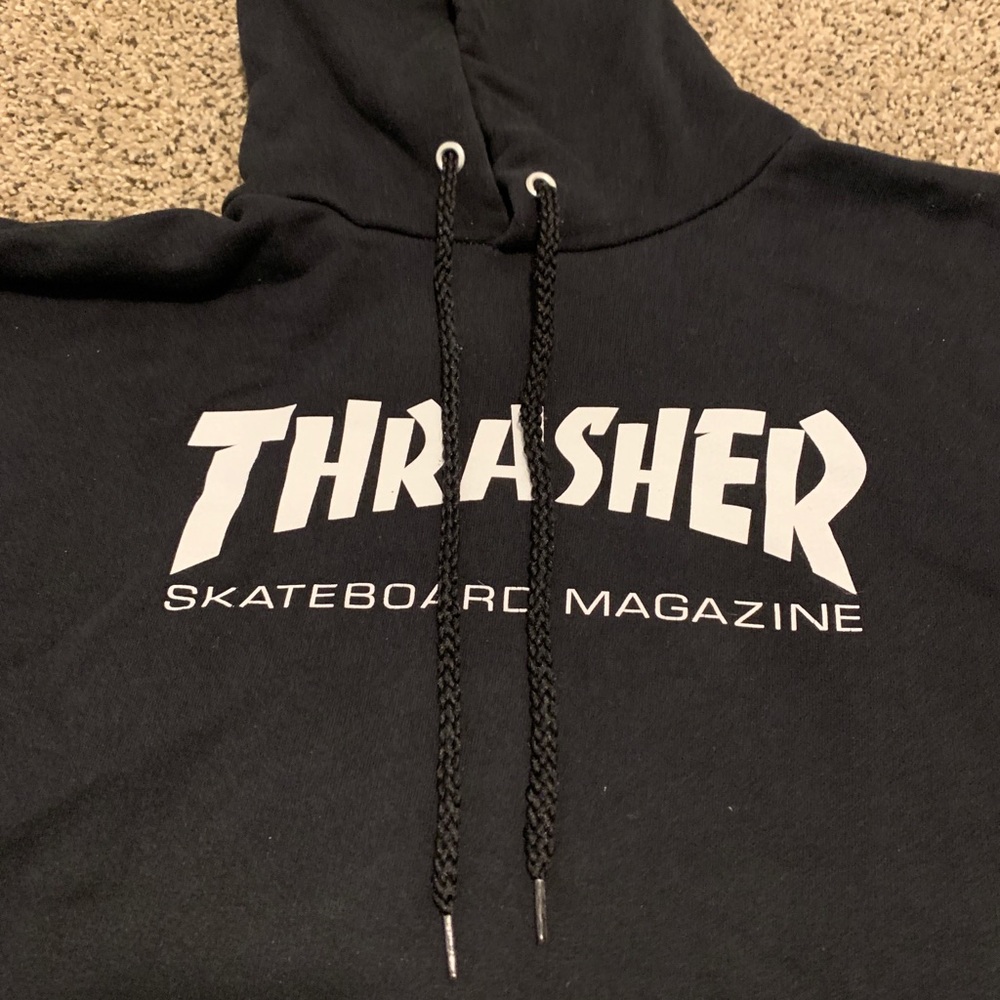 Thrasher Hoodie Black - Size L